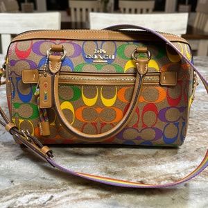 Coach Rainbow Crossbody